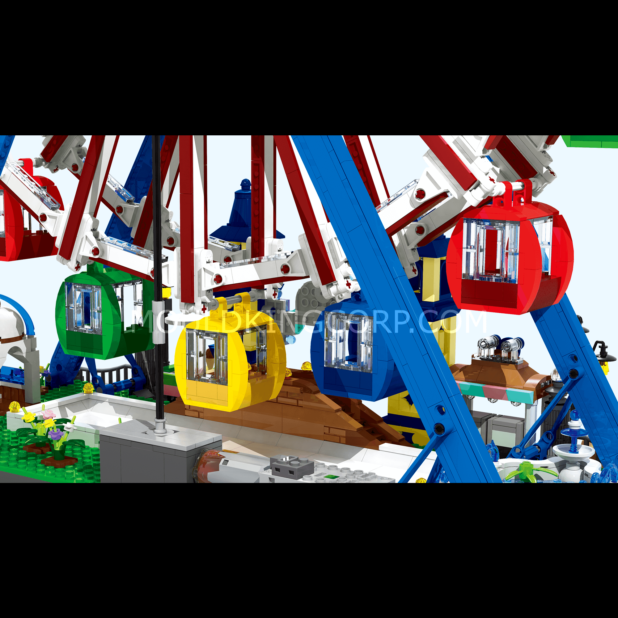 MOULD KING 11006 Ferris Wheel Motorized Building Set - 3,836 Pieces STEM Toy for Adults & Kids, Perfect for Birthday Gifts, Home Decoration & Collector's Display