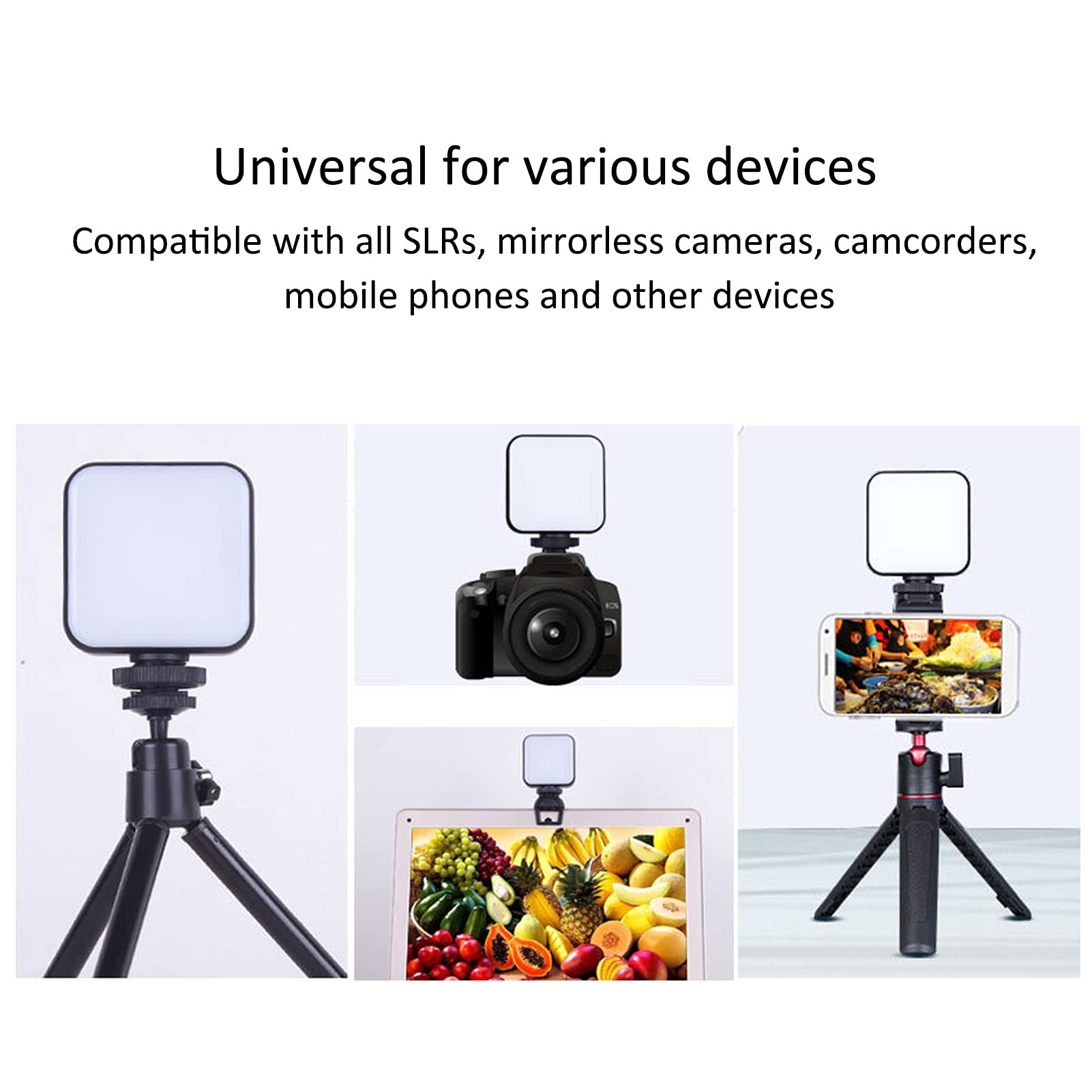Best Clip-On Computer Laptop Light for Zoom Meetings, Video Conferencing & Online Classes - Adjustable LED Lighting for Webcam, Makeup, YouTube Videos, Streaming & Selfies (Perfect for Home Office, Remote Work & Content Creation)
