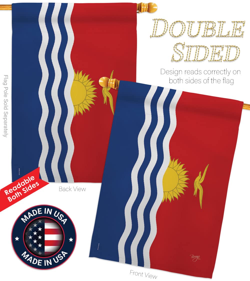 Kiribati National Flag Set 28x40