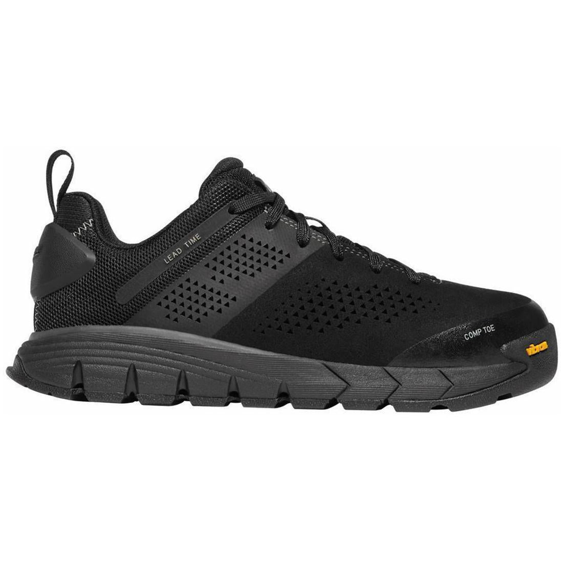 Lead Time Women's 3 Nano Toe Work Shoes - Black Safety Shoes for Nurses, Waitresses & Healthcare Professionals - Slip Resistant & Comfortable for Long Shifts