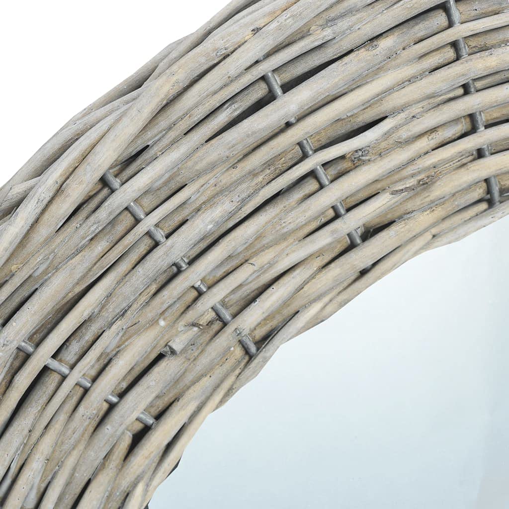Rattan Wall Mirror 31.5