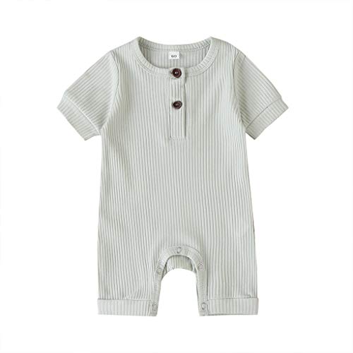 B--light Cyan Short Sleeve Bodysuit