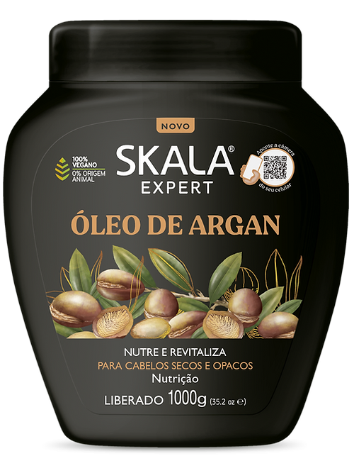 Premium Argan Oil Treatment Cream by Skala - Deep Hydration & Repair for Dry, Damaged Hair - Perfect for Salon-Quality Hair Care at Home