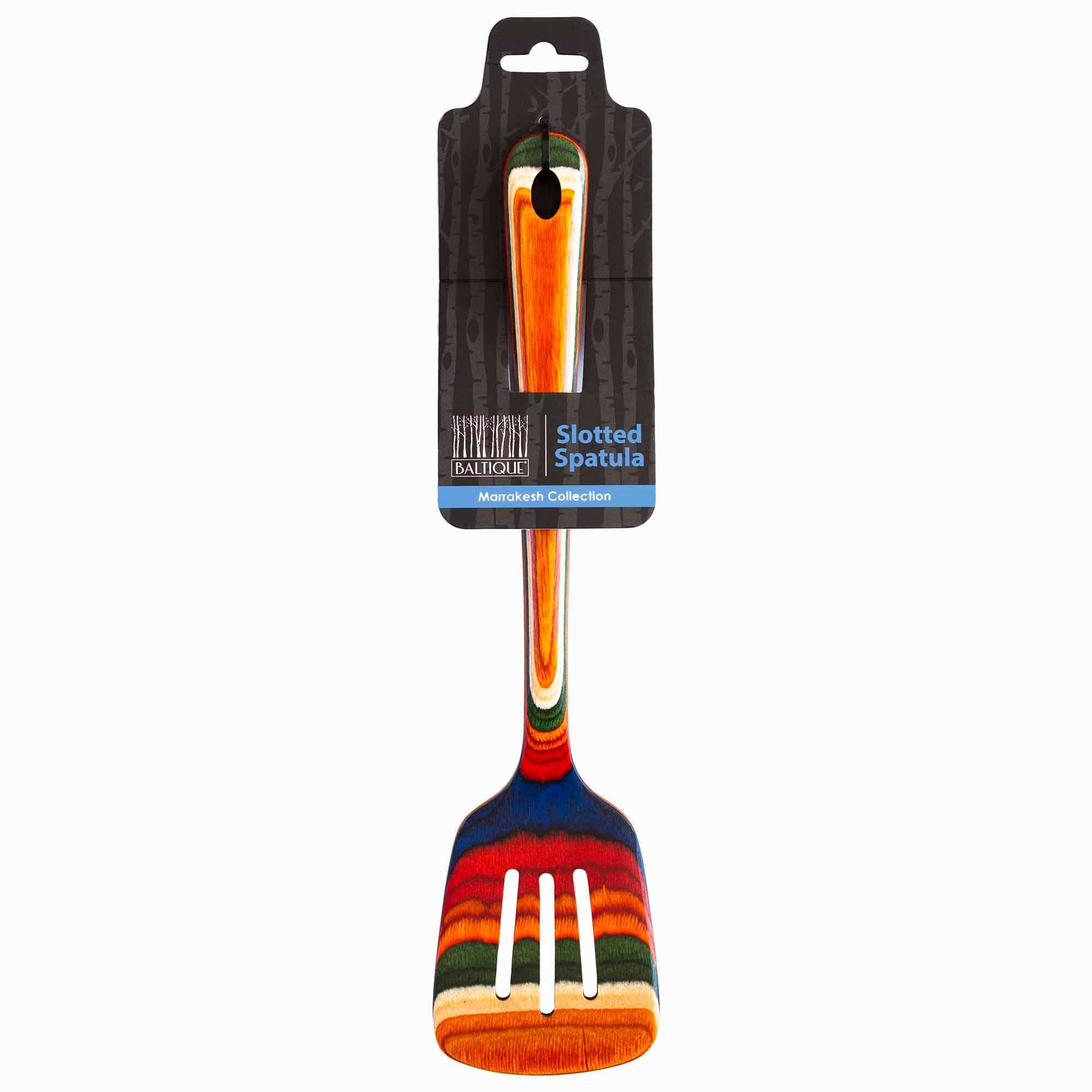Baltique® Marrakesh Collection Slotted Spatula - 12.5 Inch Premium Kitchen Turner for Flipping Pancakes, Burgers & Eggs - Perfect for Non-Stick Pans, Grilling & Cooking Utensil Set
