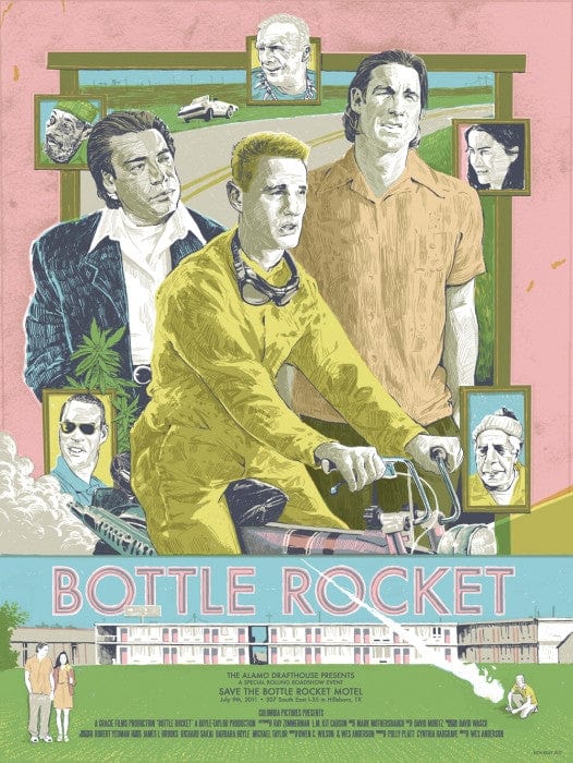 Bottle Rocket Rich Kelly Poster - Vintage Art Print for Home & Office Decor - Perfect for Living Room, Bedroom, or Studio Wall Art