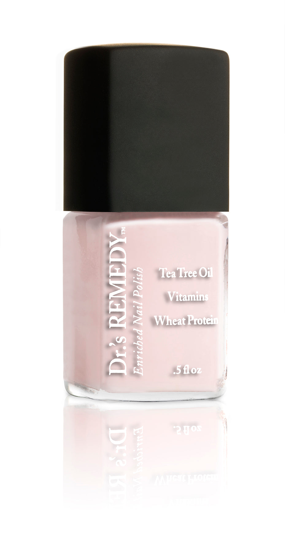 Dr.'s Remedy PROMISING Pink Nail Polish - 0.5 fl oz Vegan & 17-Free Formula - Perfect for Manicures, Pedicures & Nail Care - Salon Quality at Home