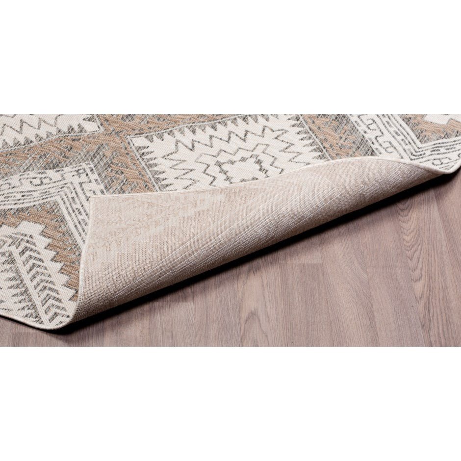Premium Polypropylene Ivory Sand Rug - Indoor/Outdoor Durable & Waterproof - Perfect for Patio, Deck, Living Room & Bedroom