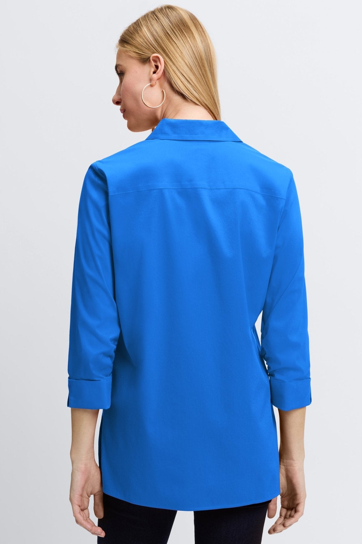Evelyn Wrinkle-Free Stretch 3/4 Sleeve Blouse for Women - Comfortable Office & Casual Wear