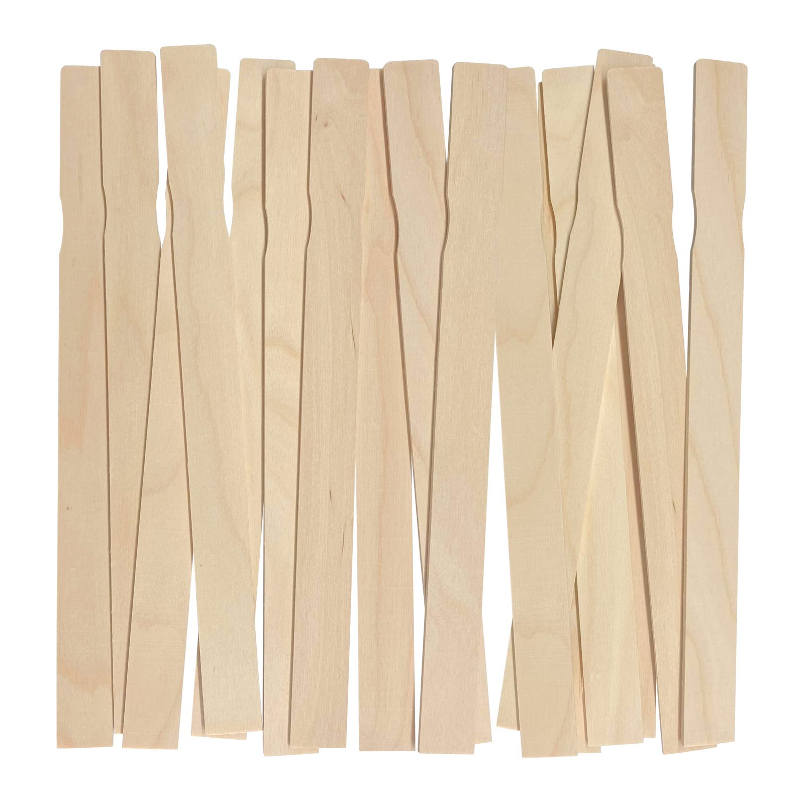 25 Pack 12 Inch Wooden Paint Stir Sticks for Mixing Paint - Durable Paint Stirrers for DIY Projects, Garden Markers & Library Book Labels - Perfect for Home Improvement, Crafts & Organization