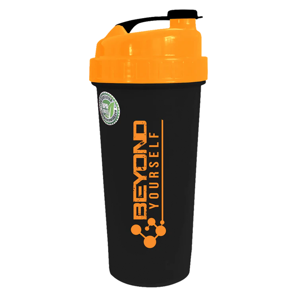 Premium Beyond Yourself Deluxe Black 700ml Protein Shaker Bottle - Perfect for Gym, Workouts & Post-Exercise Recovery