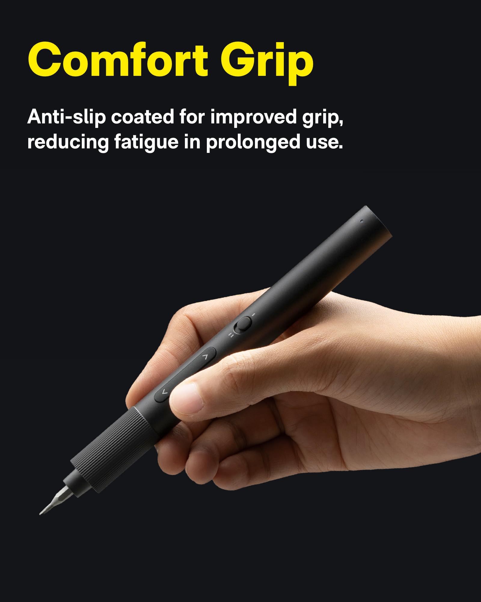 HOTO Mini Electric Screwdriver Set with 25 Magnetic S2 Bits - 170RPM Precision USB-C Rechargeable Tool with LED Light & 2 Torque Settings - Perfect for Eyeglasses Repair, Electronics, DIY Projects & Home Maintenance