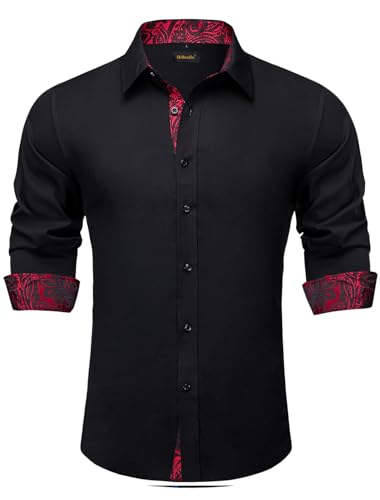 Black and Red Paisley