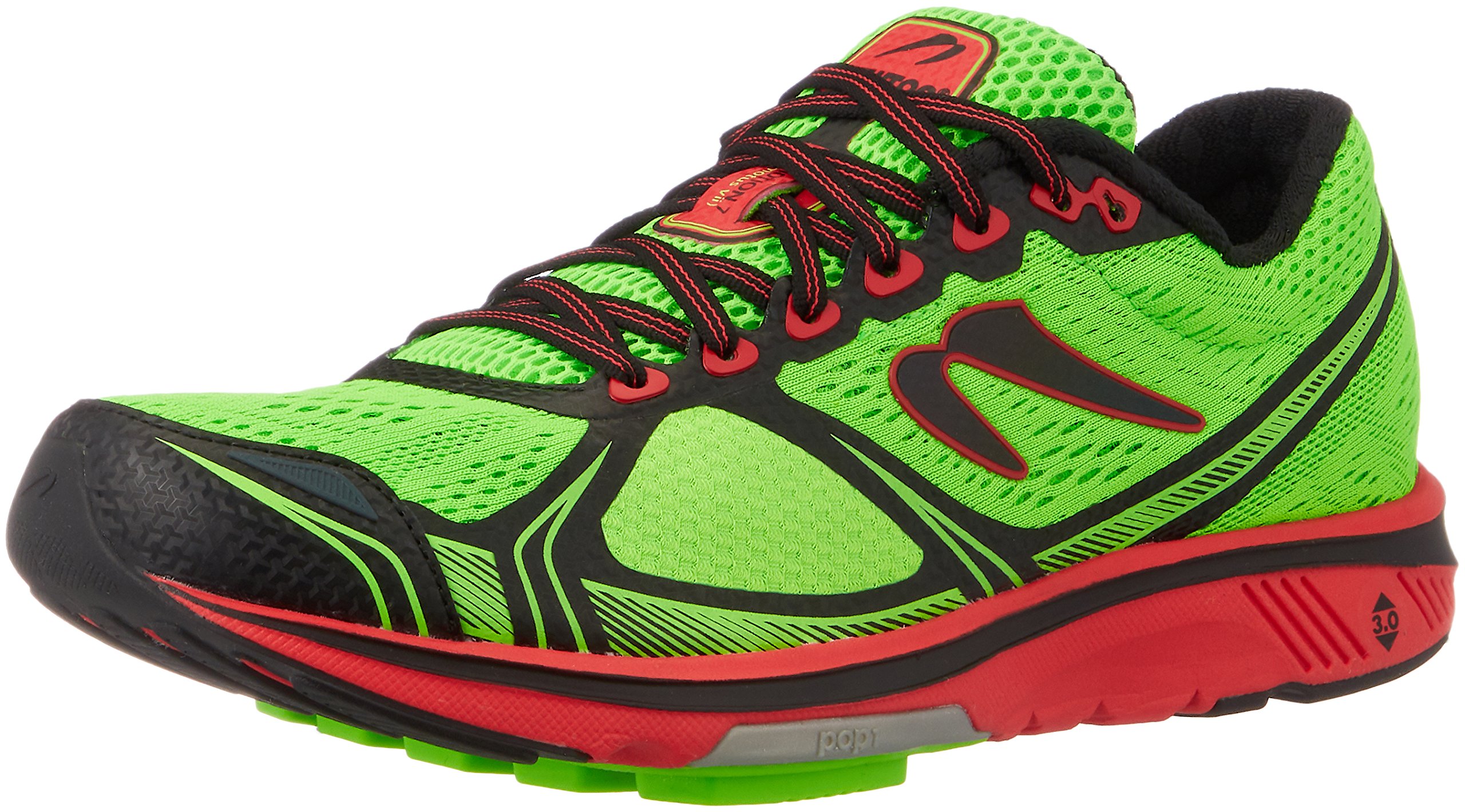 Newton Running Shoes for Men - Lightweight Red & Lime Running Shoes for Jogging, Training & Marathon - Breathable & Cushioned for Comfort