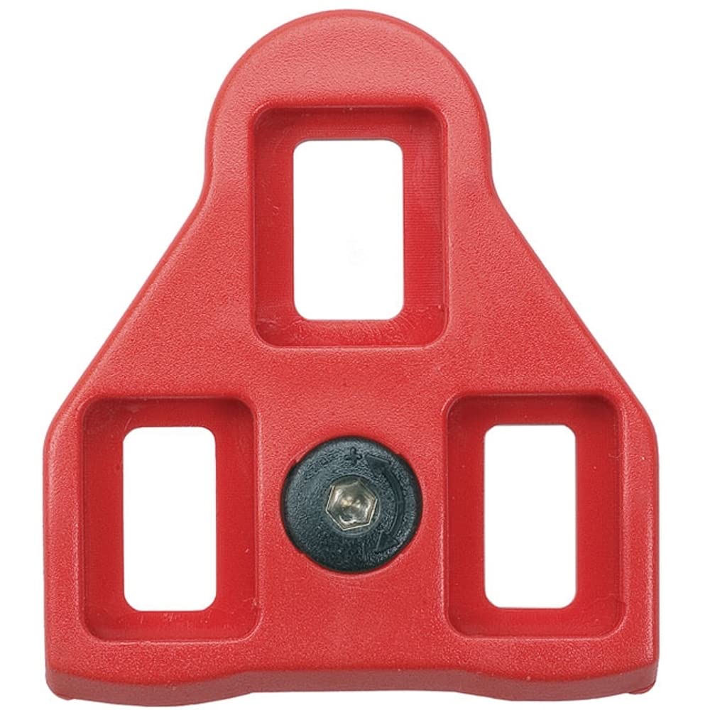 Wellgo Look Delta Bike Pedal Cleats - Red | Compatible with Look Delta Pedals | Perfect for Road Cycling & Indoor Training
