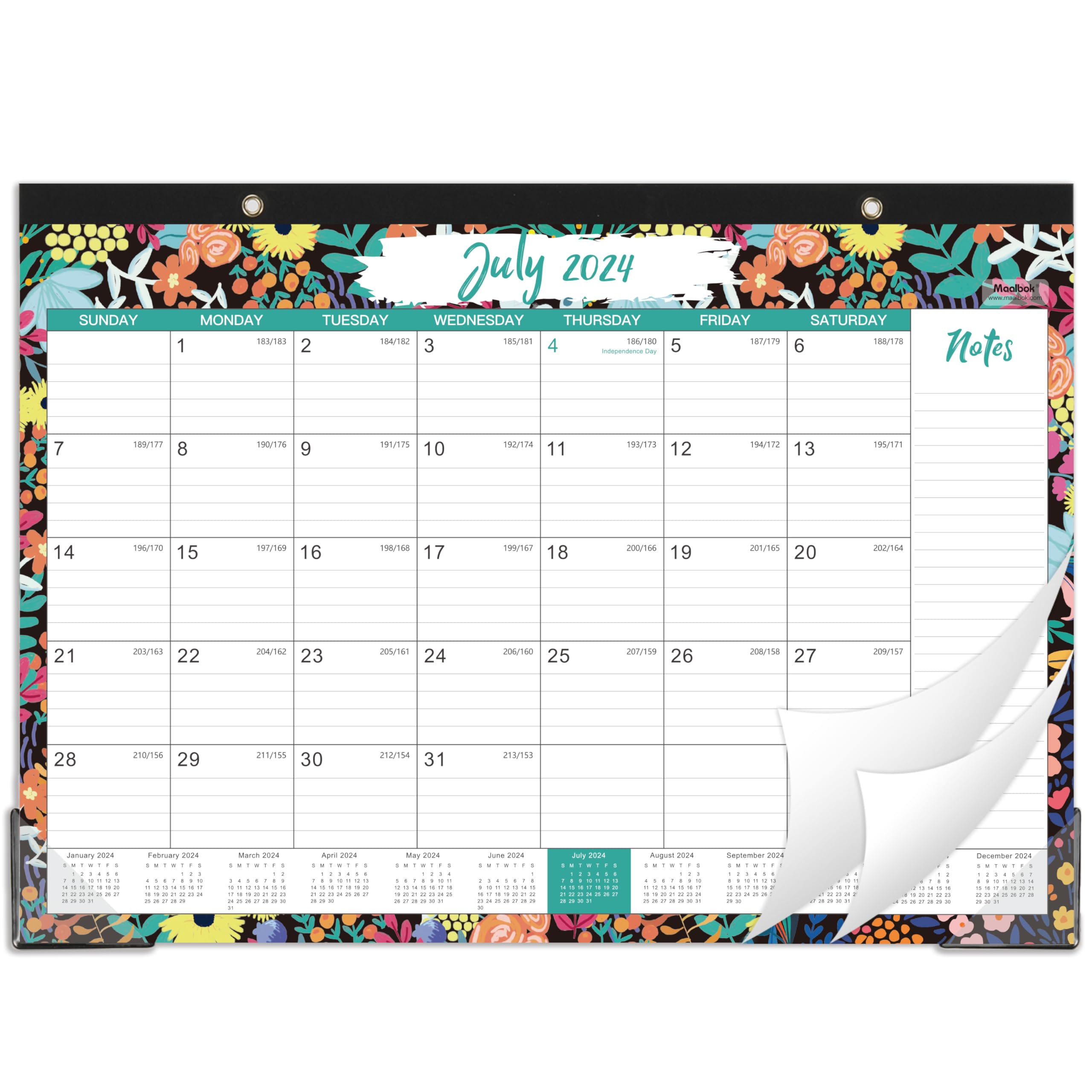 2024-2025 18-Month Large Desk & Wall Calendar - 17