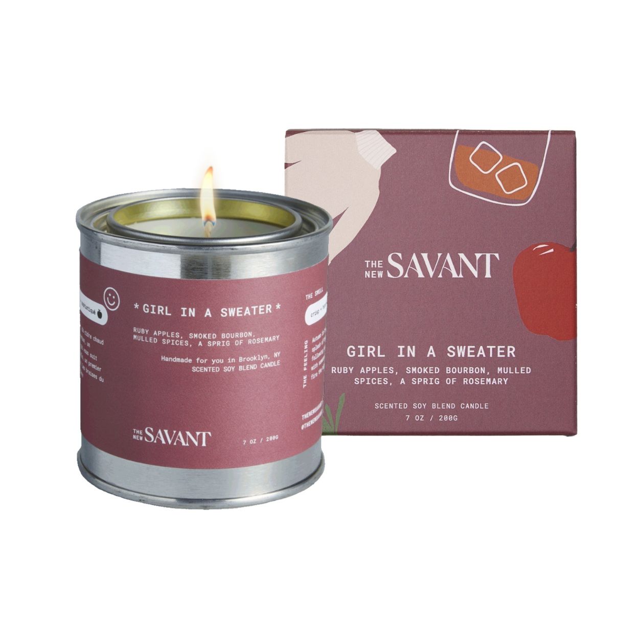 Cozy Girl in a Sweater Scented Candle - Perfect for Home Decor, Gifts & Relaxation - Romantic Ambiance for Bedroom, Living Room or Spa