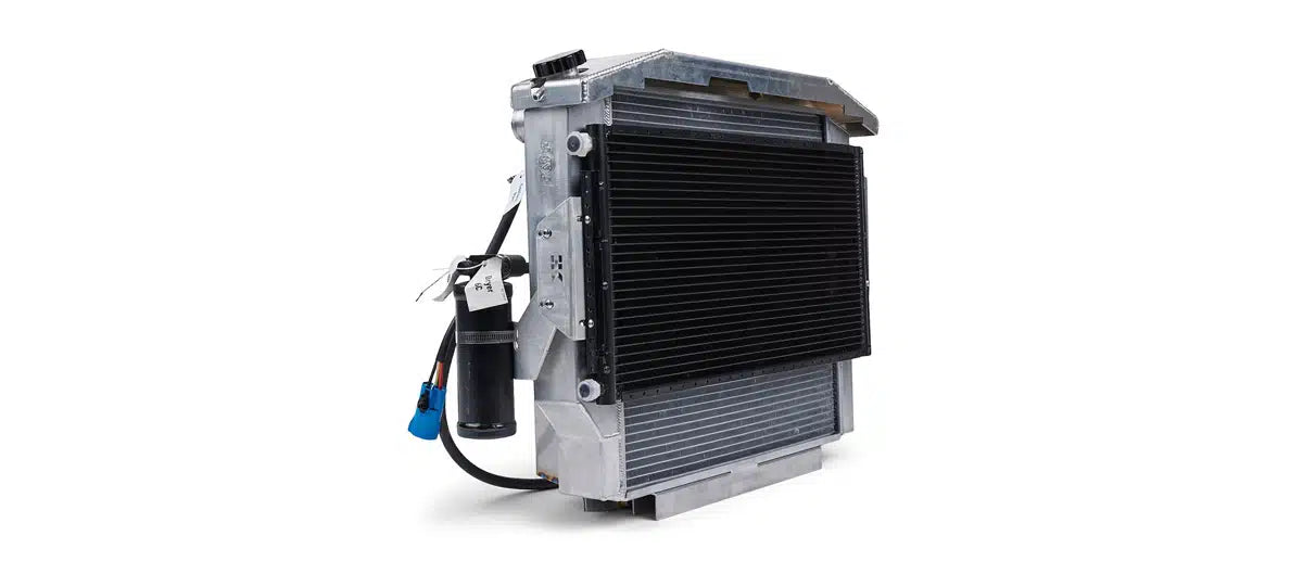 Coyote Radiator Assembly - High Performance Cooling System for Ford Mustang & F-150 | Perfect for Off-Roading, Racing & Daily Driving