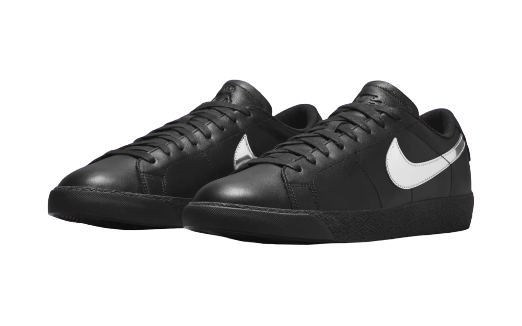 Nike SB x Dancer Blazer Low Sneakers - Men's Black/Black Metallic Silver Skateboarding Shoes | Perfect for Streetwear, Skateboarding & Casual Fashion