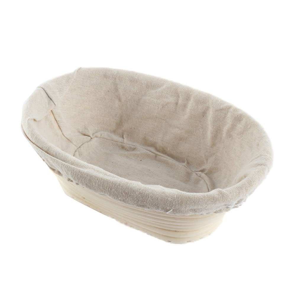 Oval Banneton Bread Proofing Basket - Perfect for Sourdough & Artisan Baking