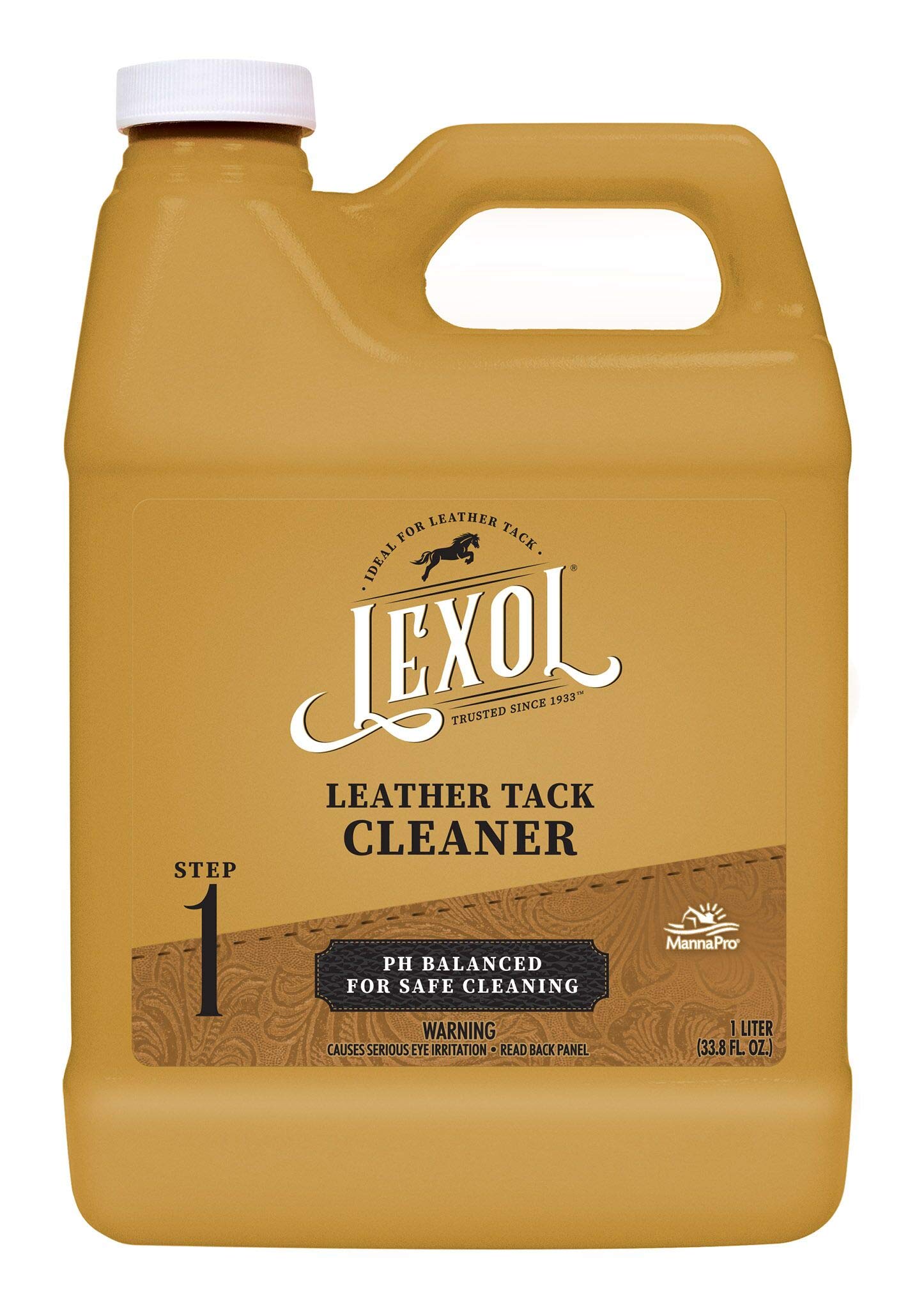 Manna Pro Lexol Leather Cleaner & Conditioner Kit - Premium Leather Care Supplies for Saddles, Bags, Shoes & Furniture
