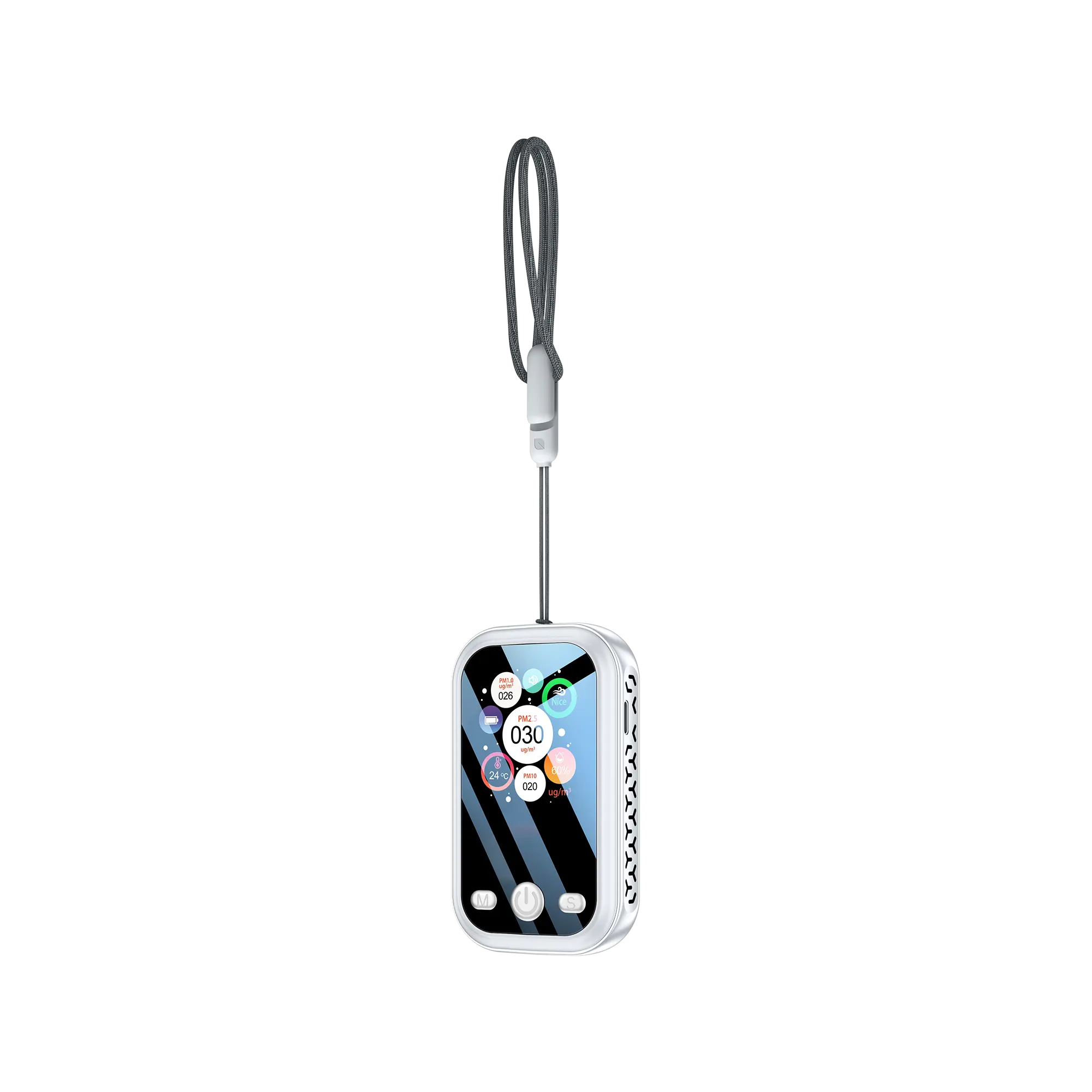 Vape Detector for Weed & Smoke - Portable Air Quality Monitor for Home, Office & School | Real-Time Detection of Vaping, Smoking & Marijuana Use