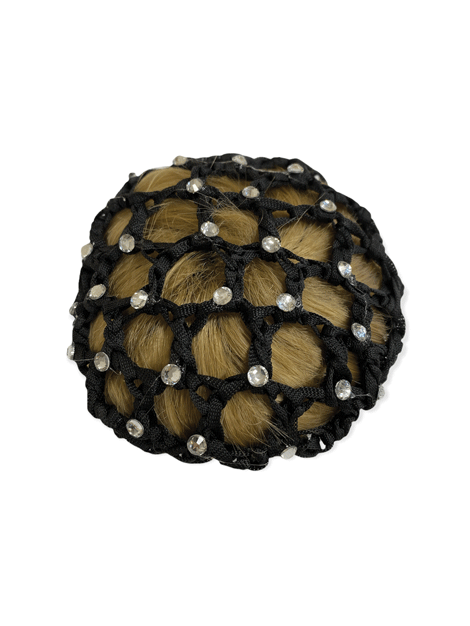 Equetech Crystal Hair Bun Net - Elegant Hair Accessory for Ballet, Yoga & Everyday Wear
