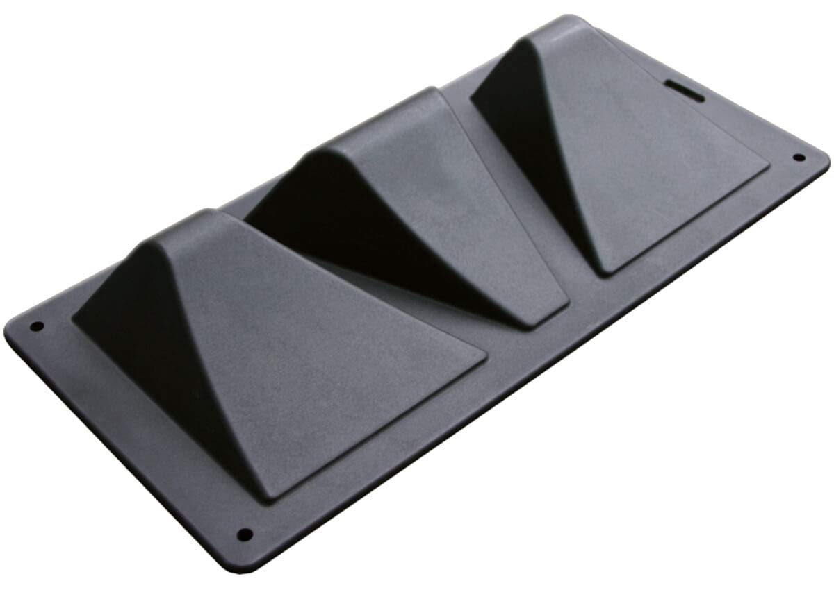 Schellenberg 73195 Parking and Garage Wheel Stop, Black - Heavy Duty Rubber Parking Block for Cars, Trucks, and Vehicles - Perfect for Driveways, Garages, and Parking Lots