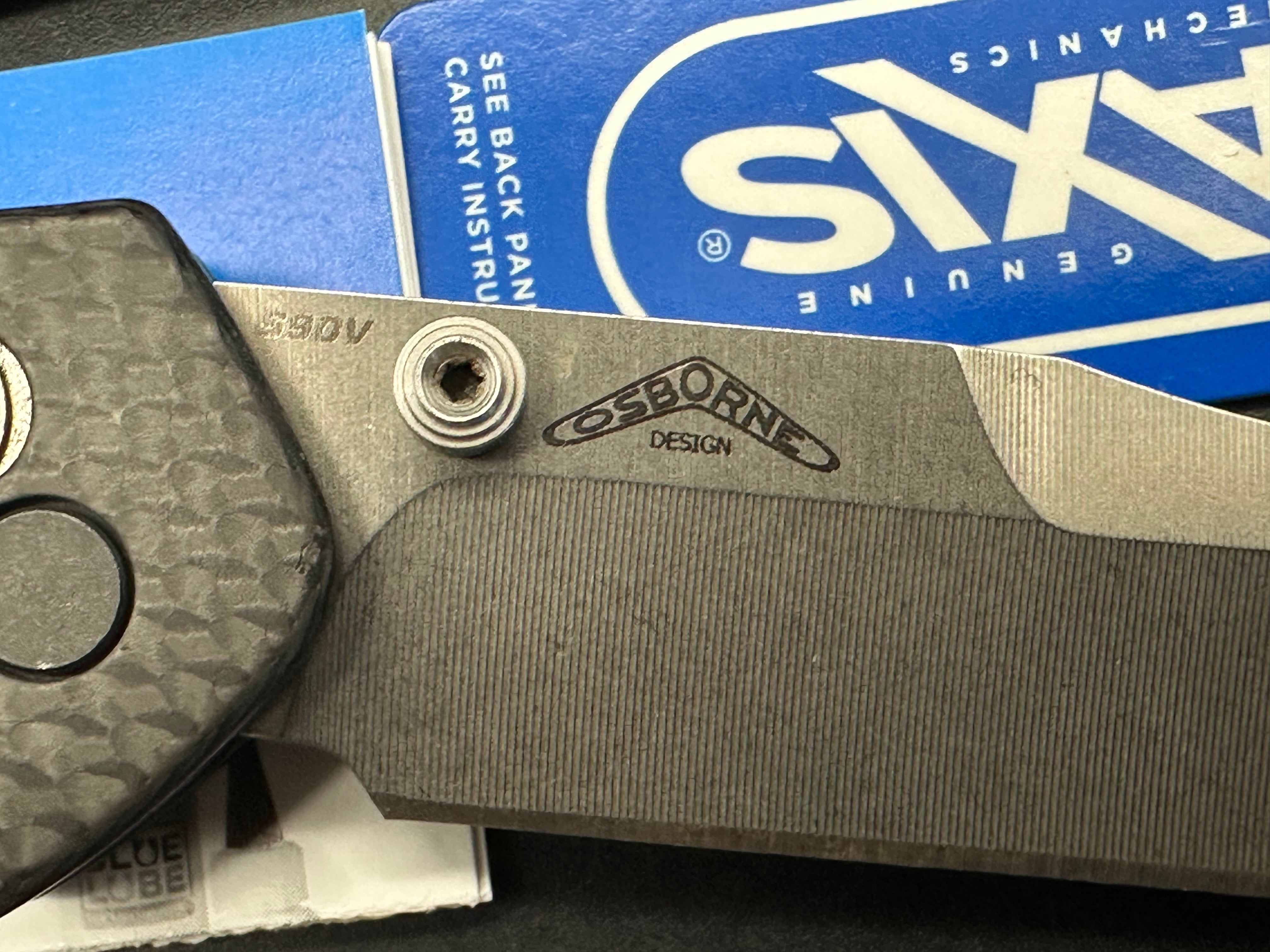 Benchmade Osborne 940 Folding Knife - Black G10 Scales, Clip Point Blade, Satin S90V Steel | EDC, Outdoor, Camping & Survival Knife