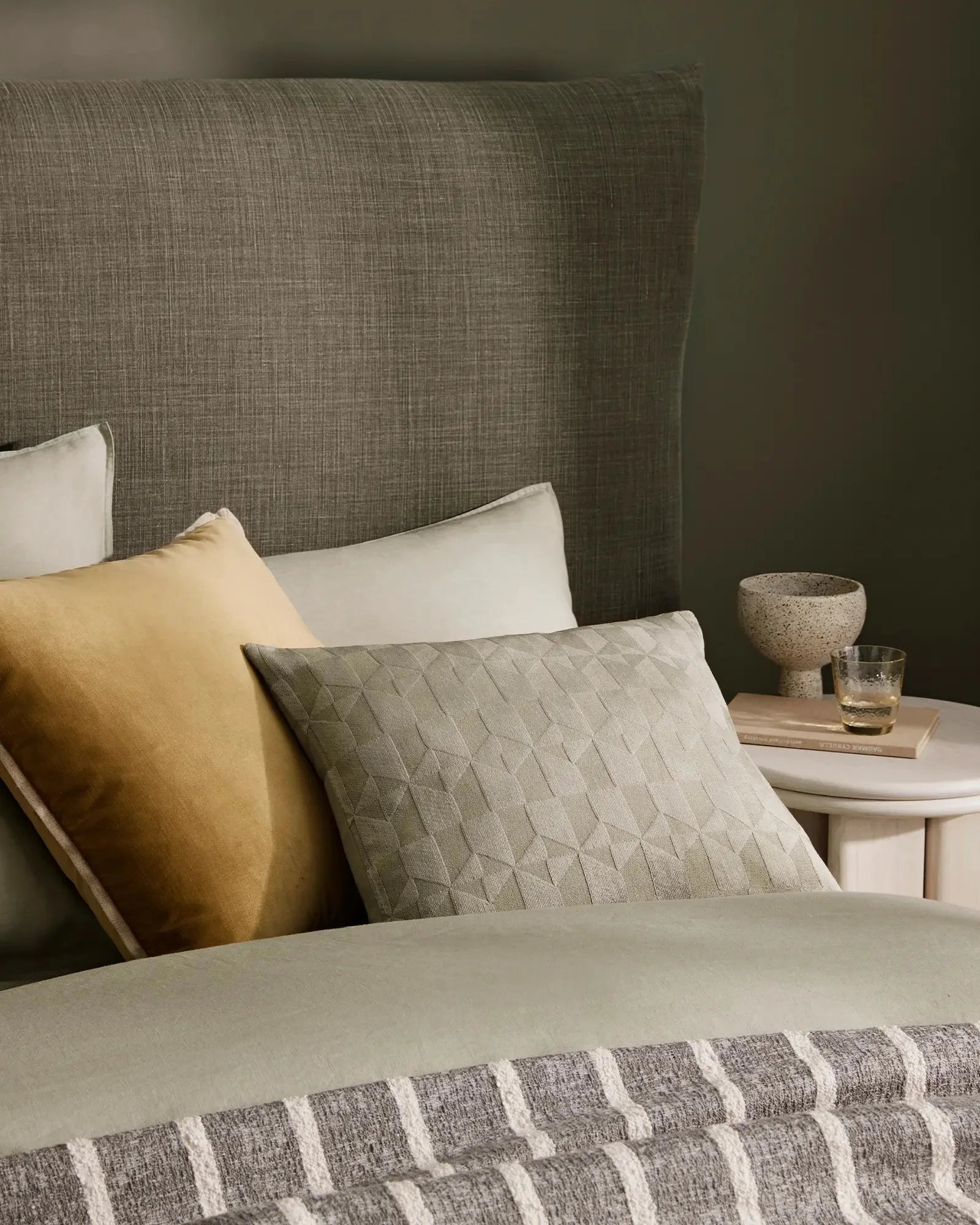 Marina Cushion Laurel - Soft and Comfortable Throw Pillow for Sofa, Bed, or Outdoor Furniture - Perfect for Living Room Decor, Bedroom Accent, and Patio Seating