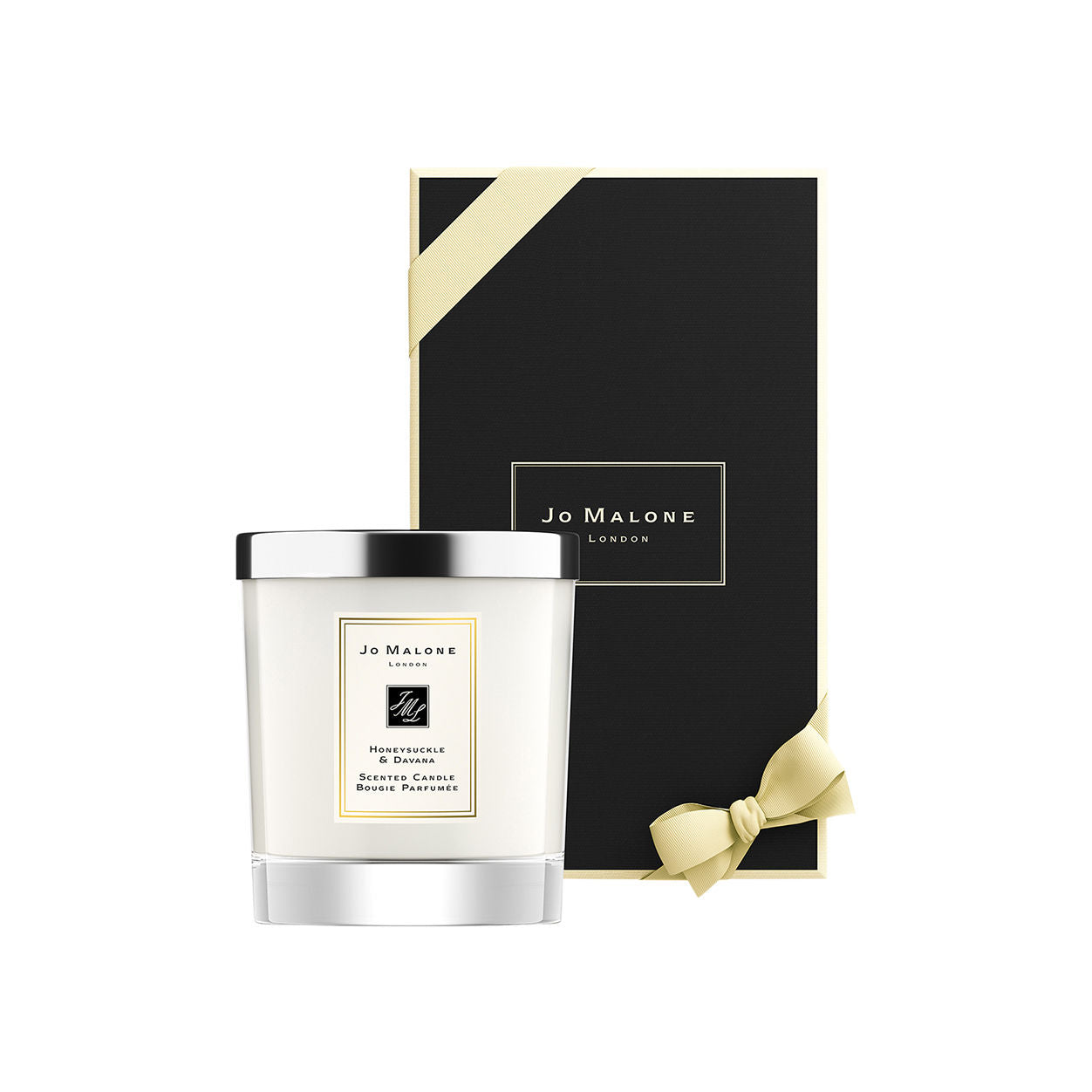 Honeysuckle & Davana Scented Soy Wax Home Candle - Relaxing Aromatherapy for Living Room, Bedroom & Bathroom