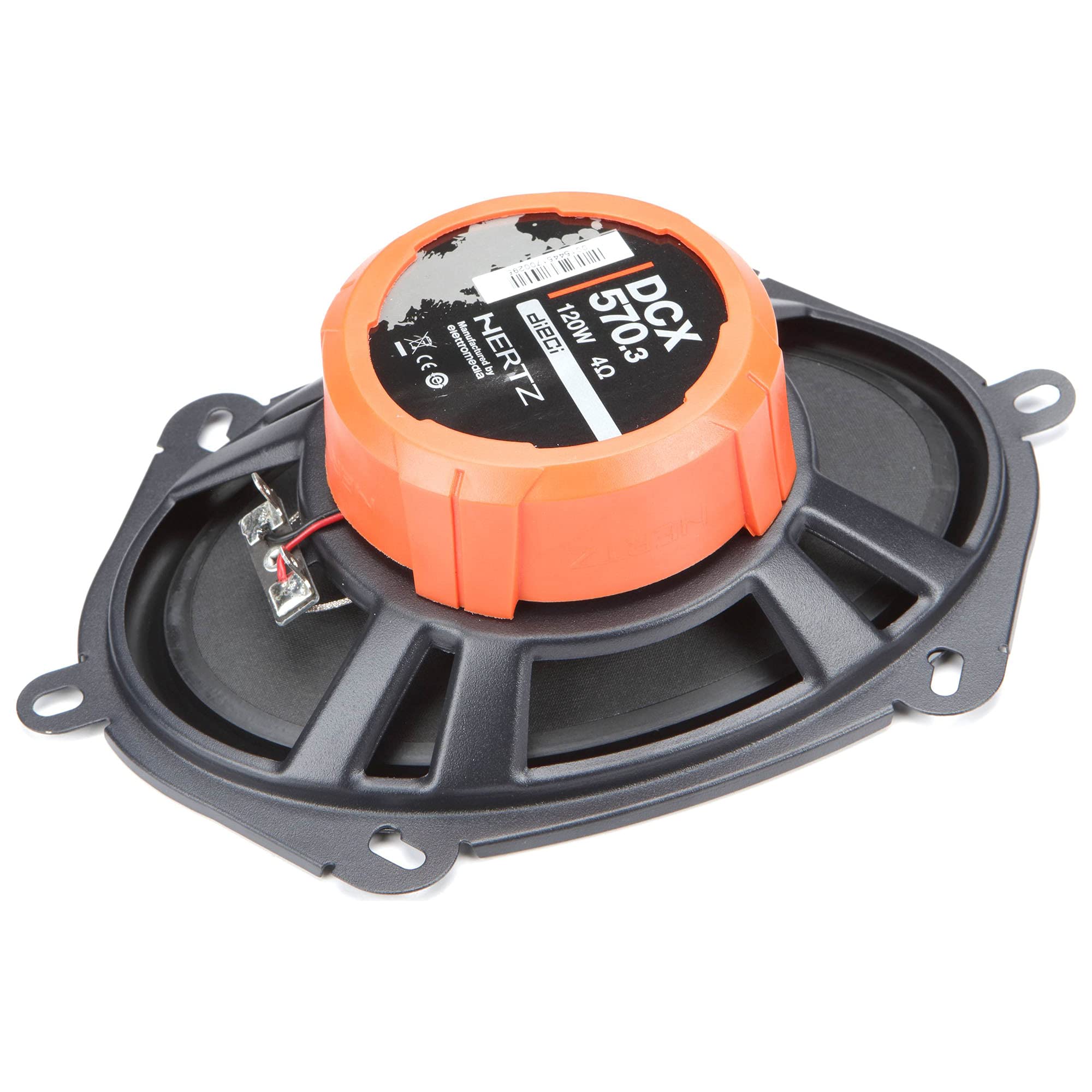 Hertz DCX570.3 2-Way 5x7 Coaxial Car Speakers - 2 Pairs (4 Speakers) for Superior Sound Quality | Perfect for Car Audio Upgrades & Truck Stereo Systems