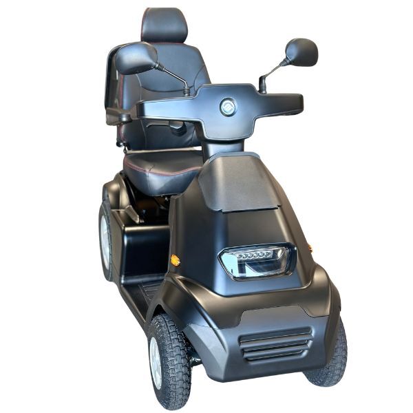 AFIKIM Afiscooter S 4 Wheel Mobility Scooter for Adults - Electric Powered Disability Scooter with Comfortable Seat & Long Battery Life - Perfect for Shopping, Travel & Outdoor Activities