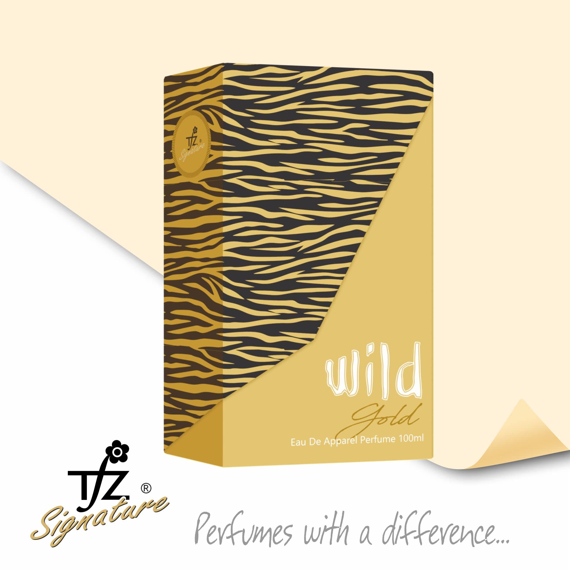 TFZ Wild Gold Perfume Spray for Women & Men - Long Lasting Fragrance for Daily Wear, Date Night & Special Occasions