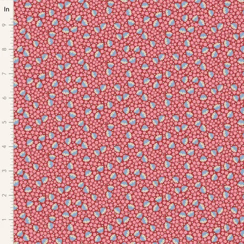 Bellflower Tilda 110129 Pink Floral Fabric - Perfect for Quilting, Sewing & DIY Home Decor Projects