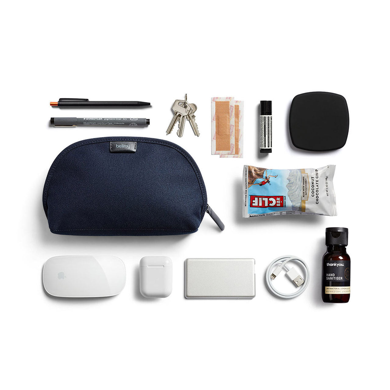 Bellroy Classic Pouch - Premium Leather Zip Pouch for Wallet, Keys & Essentials | Perfect for Travel, Work & Everyday Carry