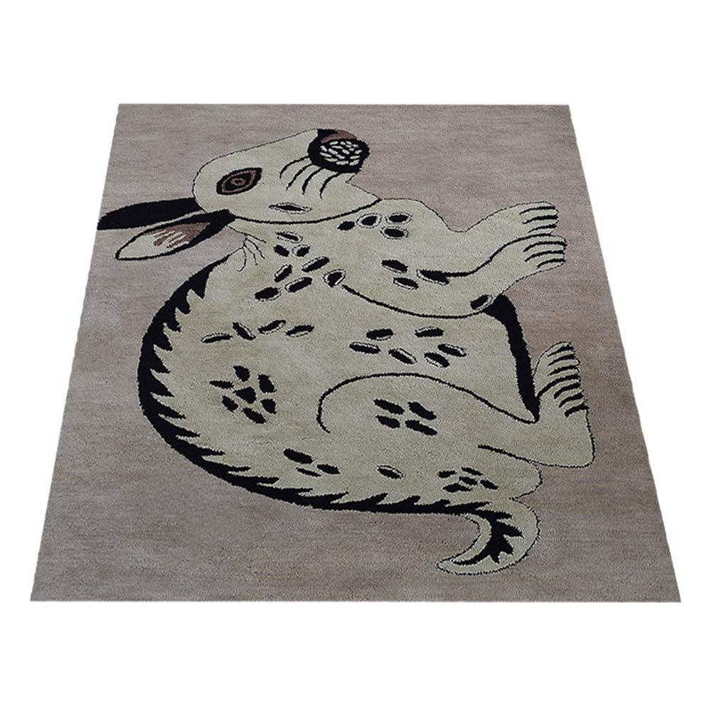 SoftSquares Hand Tufted Rug - Premium Soft Wool Area Rug for Living Room, Bedroom & Nursery - Non-Slip & Durable Home Decor