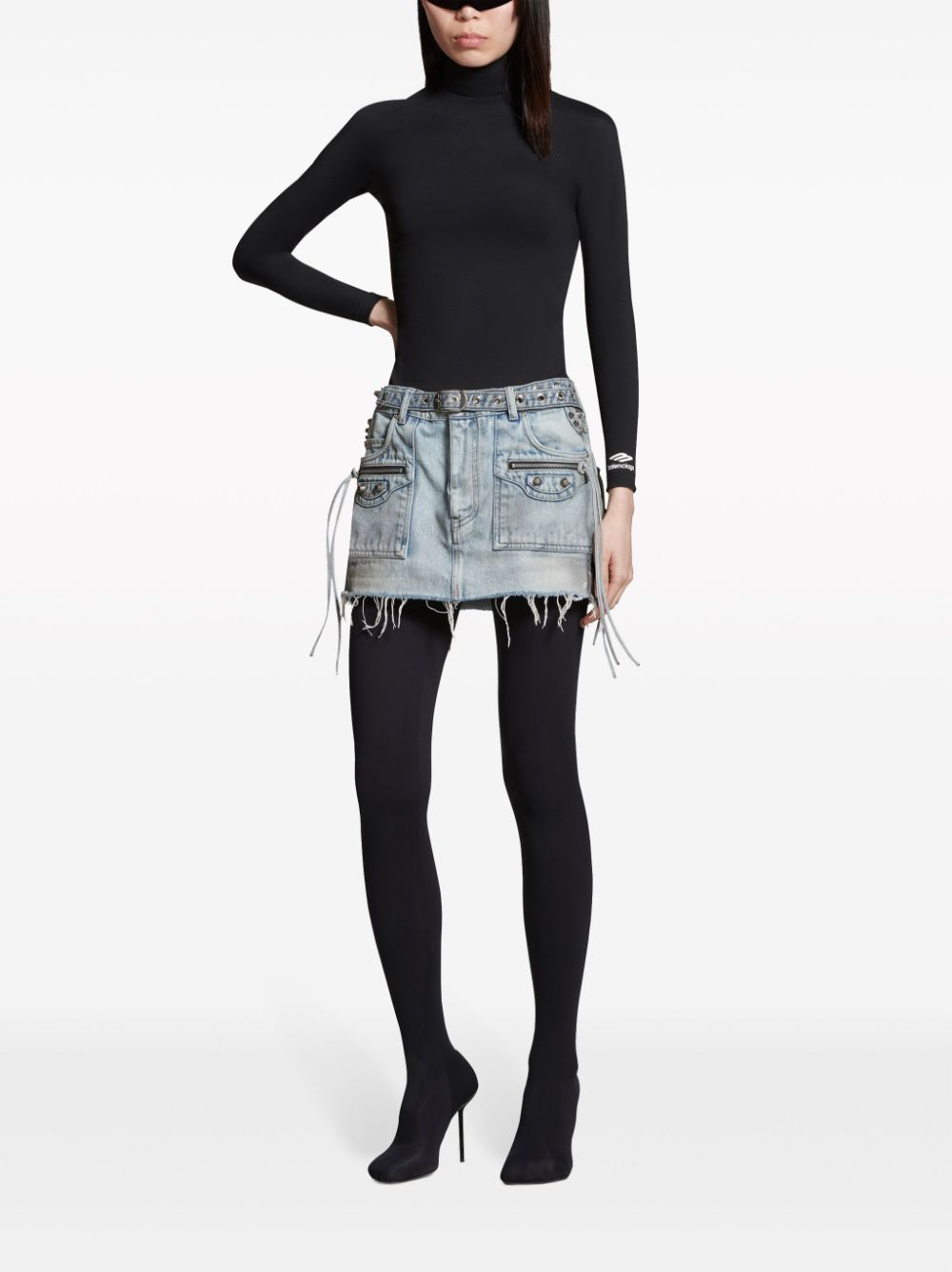 Balenciaga Blue Skirt for Women | High-Quality Designer Skirt | Perfect for Casual Wear, Parties & Special Occasions