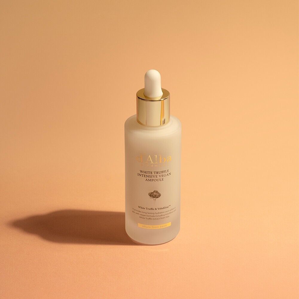 d'Alba White Truffle Intensive Volufiline Ampoule 30ml/50ml - Korean Skincare for Hydration & Anti-Aging - Perfect for Night Routine & Dry Skin Care