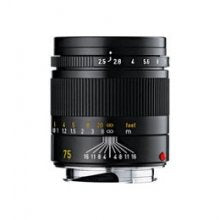 Leica 75mm f/2.5 Summarit M Manual Focus Lens for M-Mount Cameras - Premium Portrait & Street Photography Lens for Leica M Series