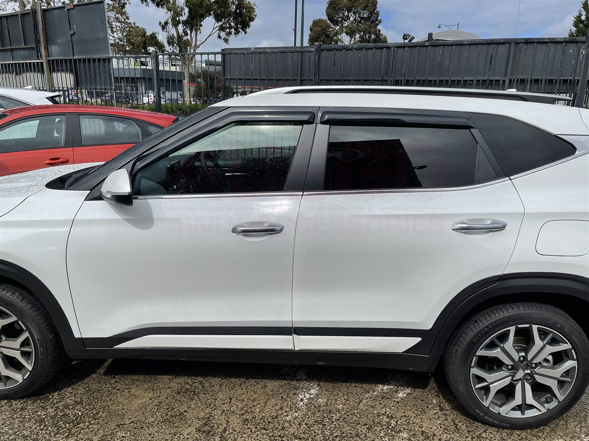 Premium Weather Shields for KIA Seltos SP2 Series (2019-Present) - Durable Rain Guards & Window Deflectors for All-Weather Protection & Enhanced Style