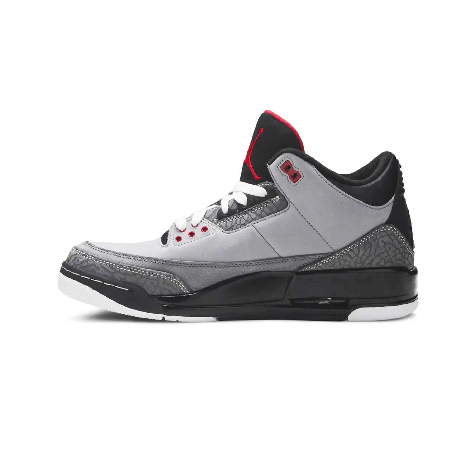 Air Jordan 3 Retro 'Stealth' (2011) - Men's Basketball Sneakers - Classic White & Gray Shoes for Casual Wear & Street Style