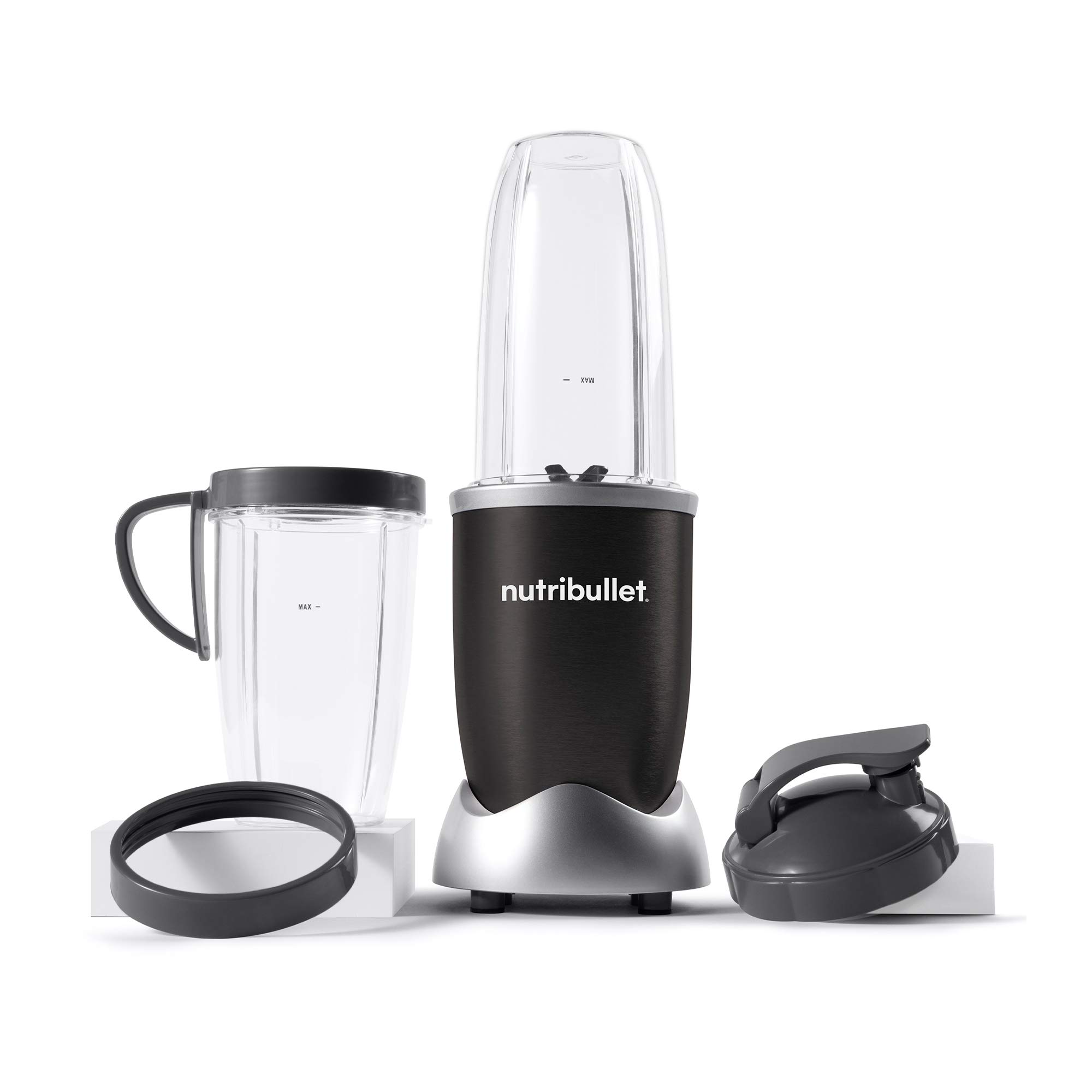 NutriBullet PRO 900W High-Speed Blender - Single Serve Personal Smoothie Maker, Black (NB9-0902K) - Perfect for Smoothies, Protein Shakes & Meal Prep at Home or Office