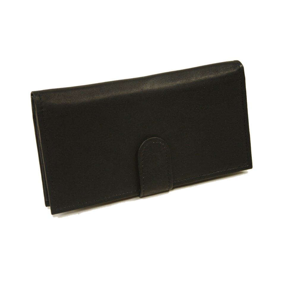 Premium Piel Leather Multi-Card Wallet for Men & Women - Slim RFID Blocking Bifold Wallet with ID Window - Black (One Size) - Perfect for Travel, Business & Everyday Use