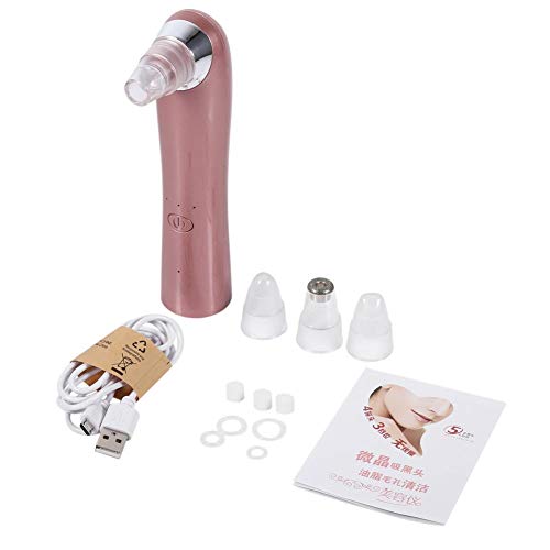 Electric Blackhead Remover Vacuum - Professional Pore Cleaner for Face & Nose, Acne Treatment Beauty Device with 2 Color Options (Rose Gold) | Perfect for At-Home Skincare & Spa Treatments