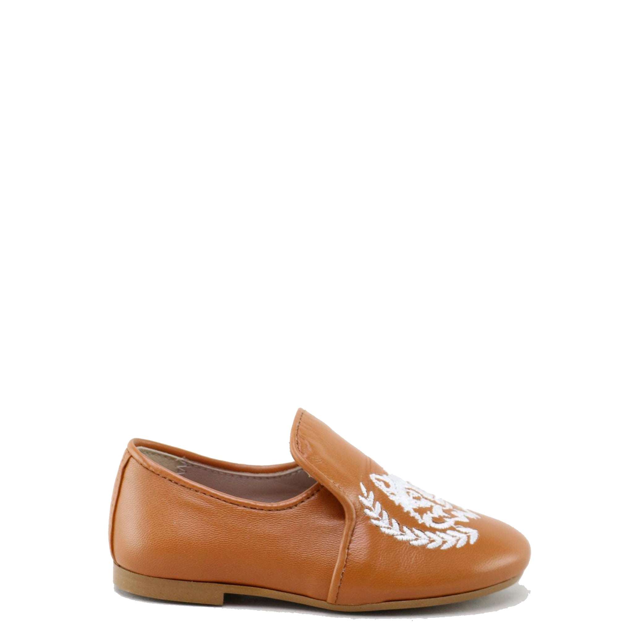 Camel & Wolf Embroidered Smoking Loafers for Men - Stylish Casual Slip-On Shoes for Work, Parties & Everyday Wear