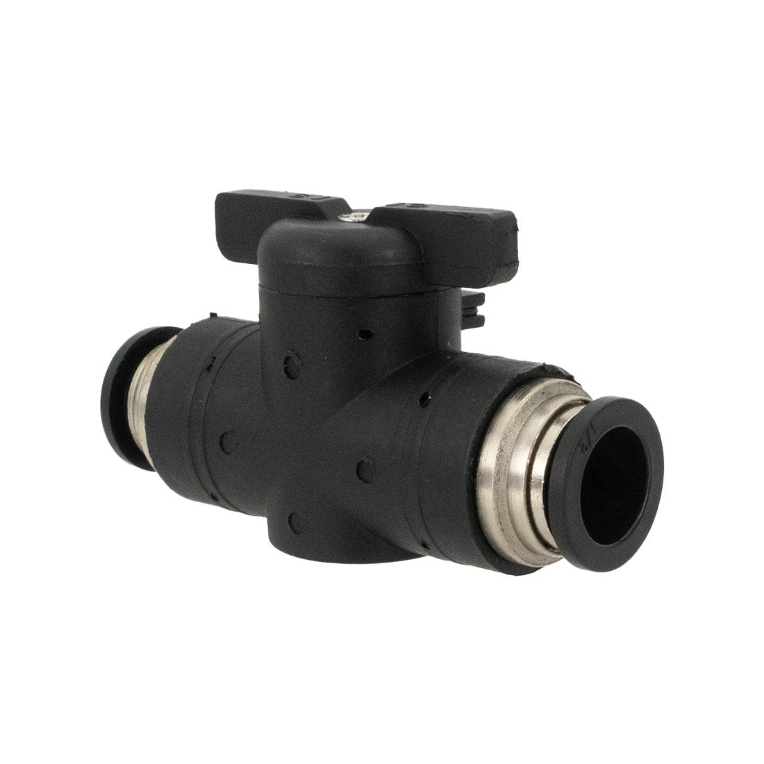 World Enterprises Push to Fit Shut Off Valve - High Quality Brass Water Flow Control Valve for Plumbing, Irrigation & Home Improvement Projects