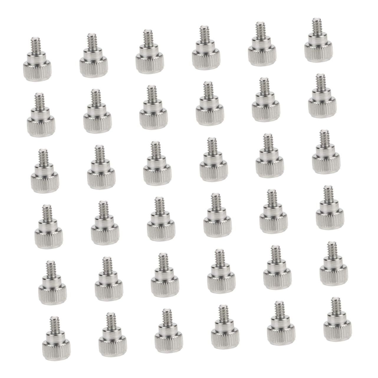 Jojofuny 100pcs Black Oxidation-Resistant Computer Case Thumb Screws - Knurled Chassis Screws with Uniform Strength for PC Builds & Hardware Upgrades (Perfect for Gaming Rigs, Workstations & DIY Computer Assembly)
