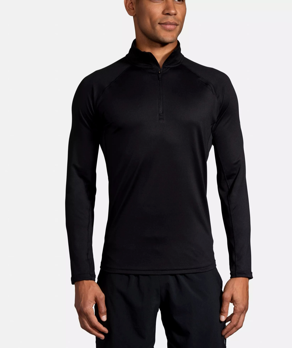 Men's Brooks Dash 1/2 Zip 2.0 Running Jacket - Lightweight Breathable Performance Top for Jogging & Outdoor Activities