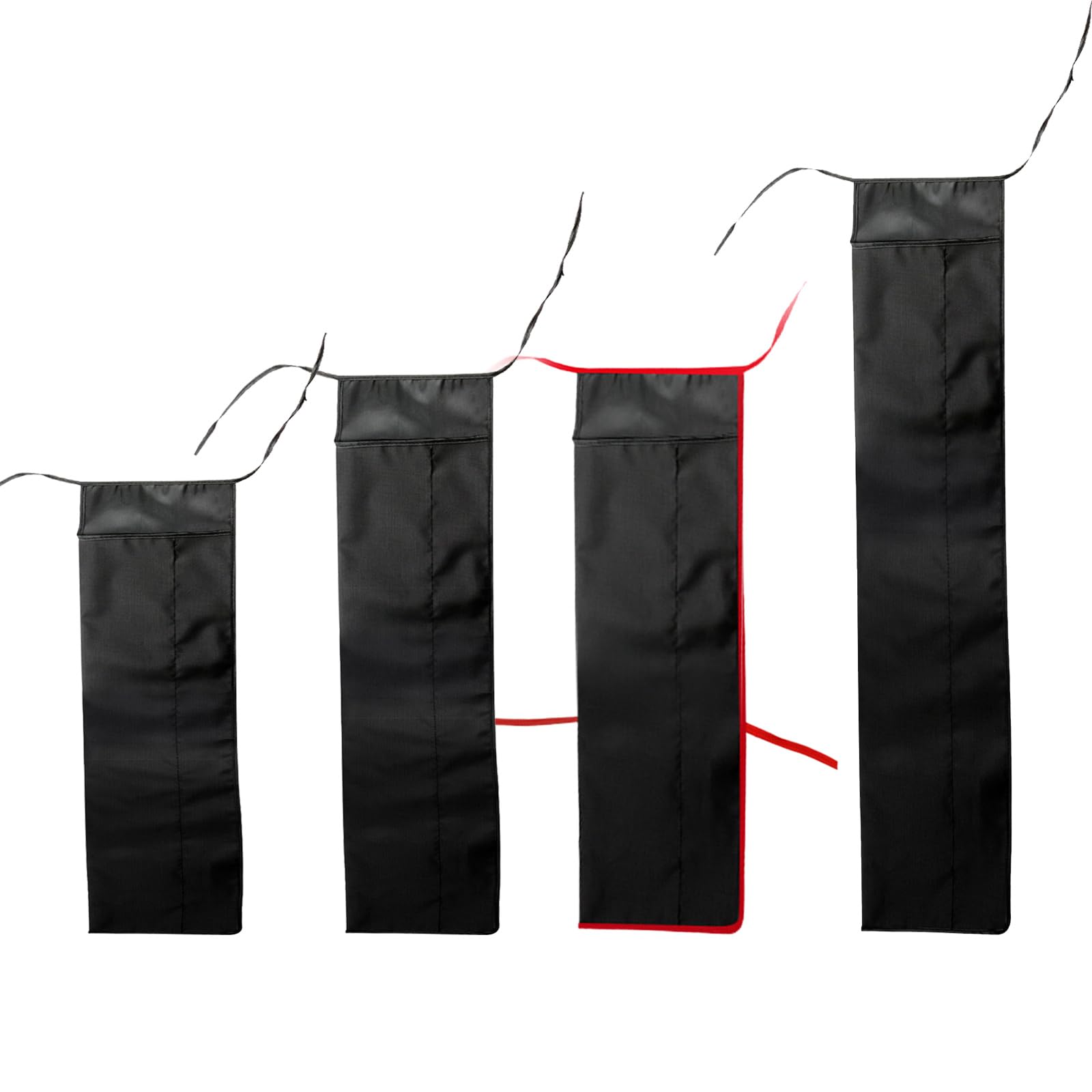 Waterproof Oxford Cloth Fishing Rod Case - Durable Tackle Storage Bag with Carry Handle for Travel & Outdoor Fishing Gear Protection