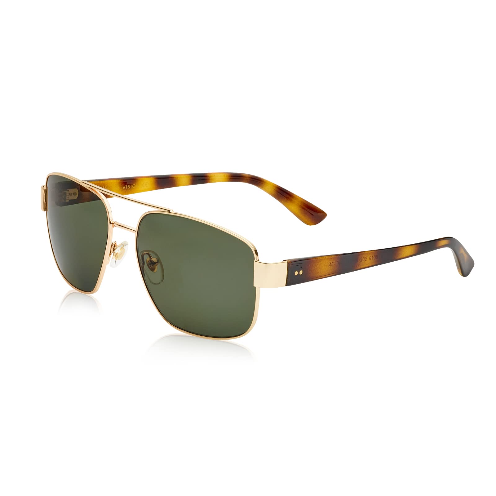Veda Tinda Vision Oversized Aviator Sunglasses for Women & Men - 2025 Vintage 70s Retro Style UV400 Protection Sunglasses - Perfect for Driving, Beach & Outdoor Fashion